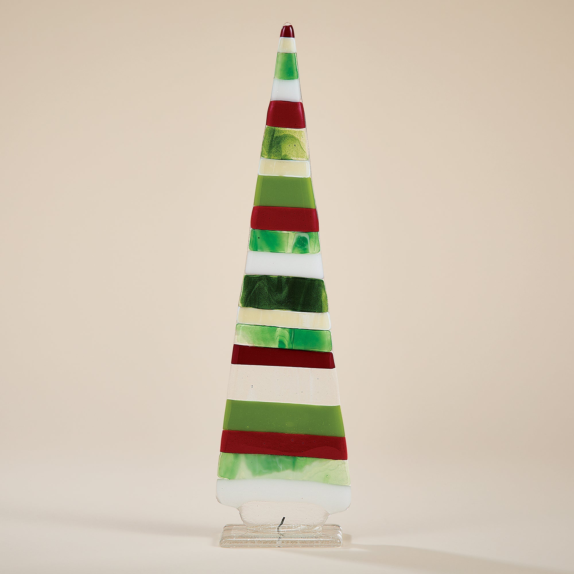 Fused Glass Large Striped Tree (Preorder)