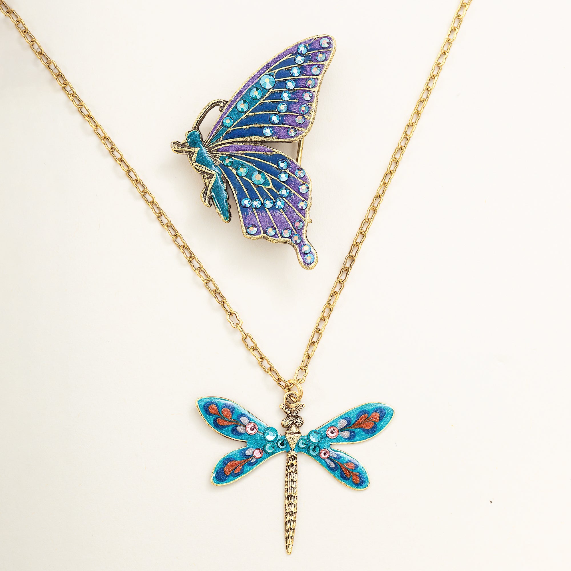 Enamel Insects Butterfly Brooch