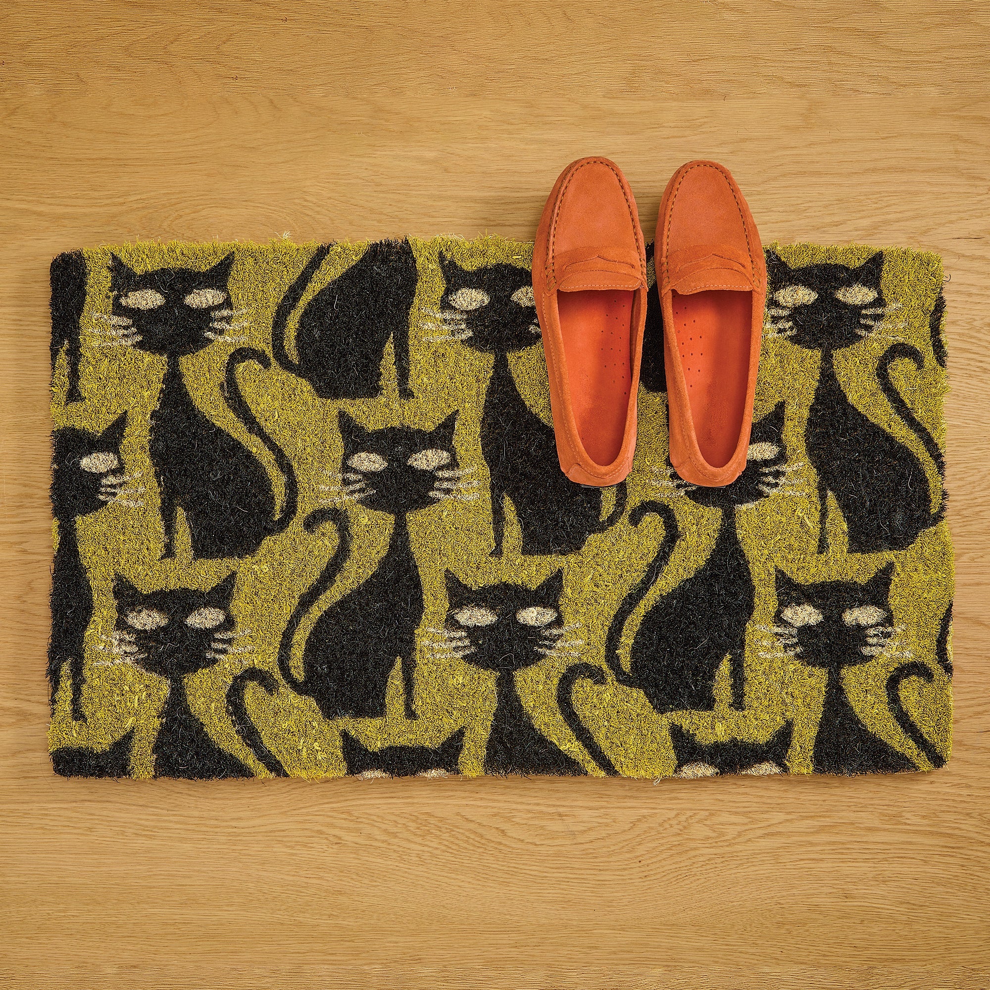 Fancy Felines Coir Doormat