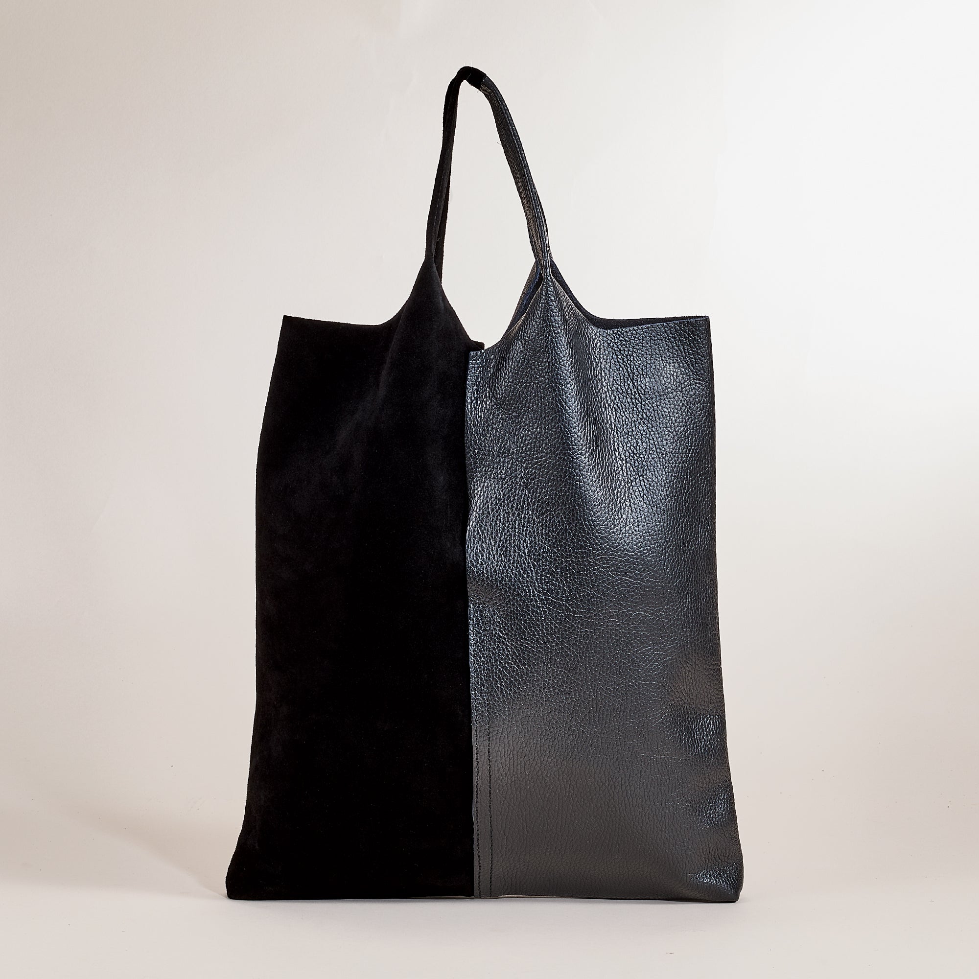 Faenza Americano Italian Leather & Suede Tote