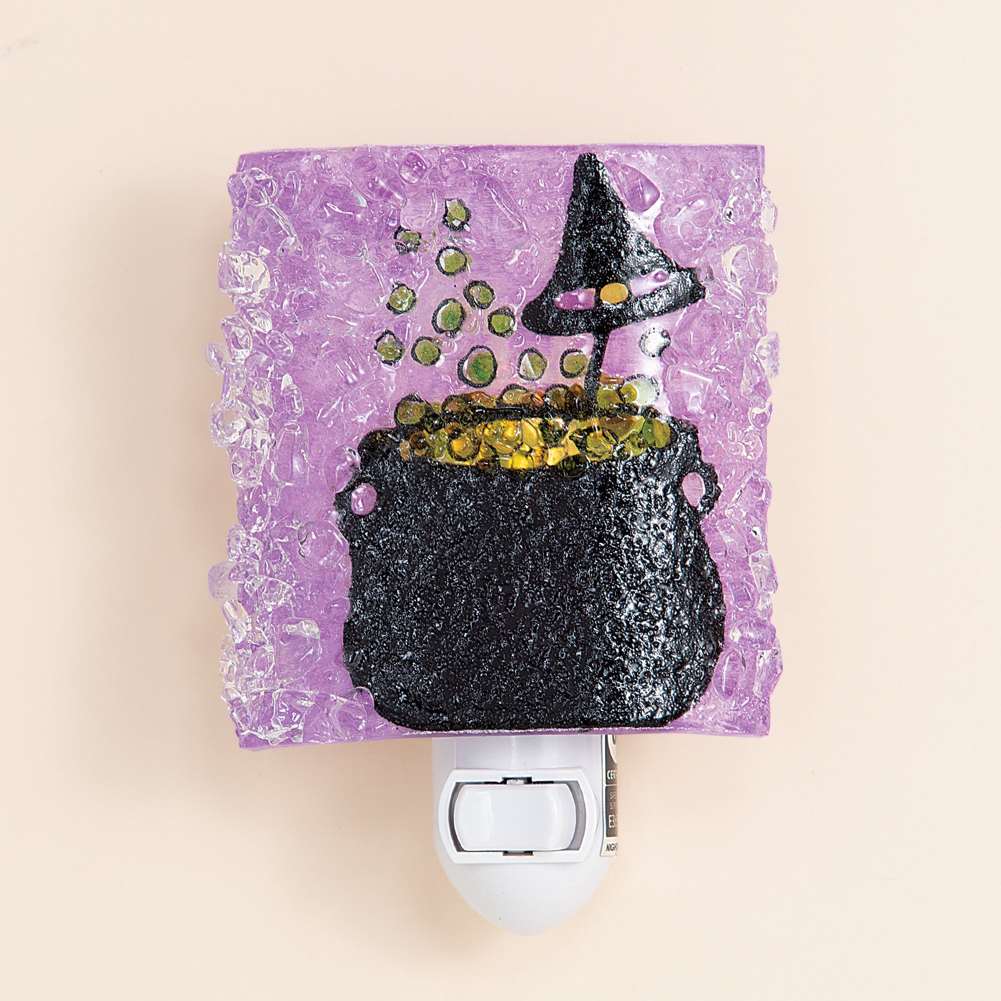 Recycled Glass Bubbling Cauldron Nightlight