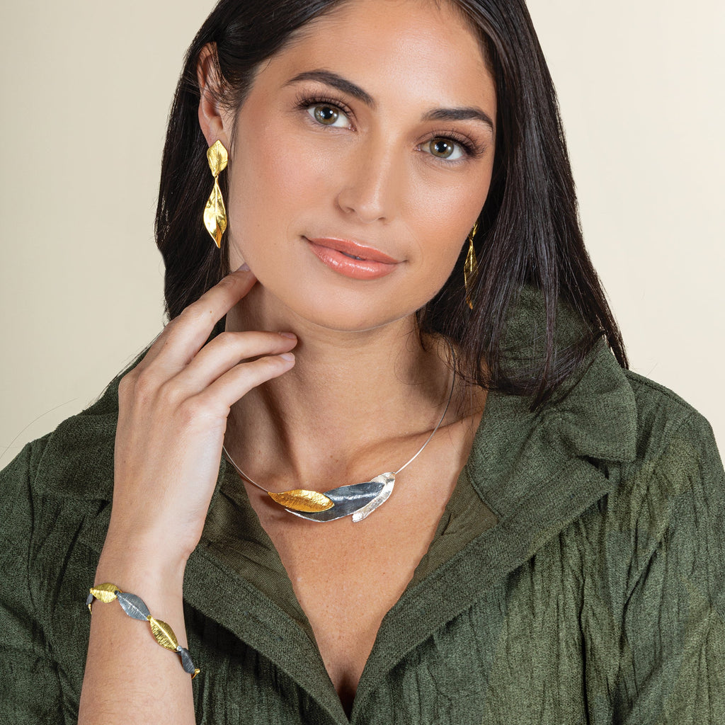 Twisted Leaves Earrings