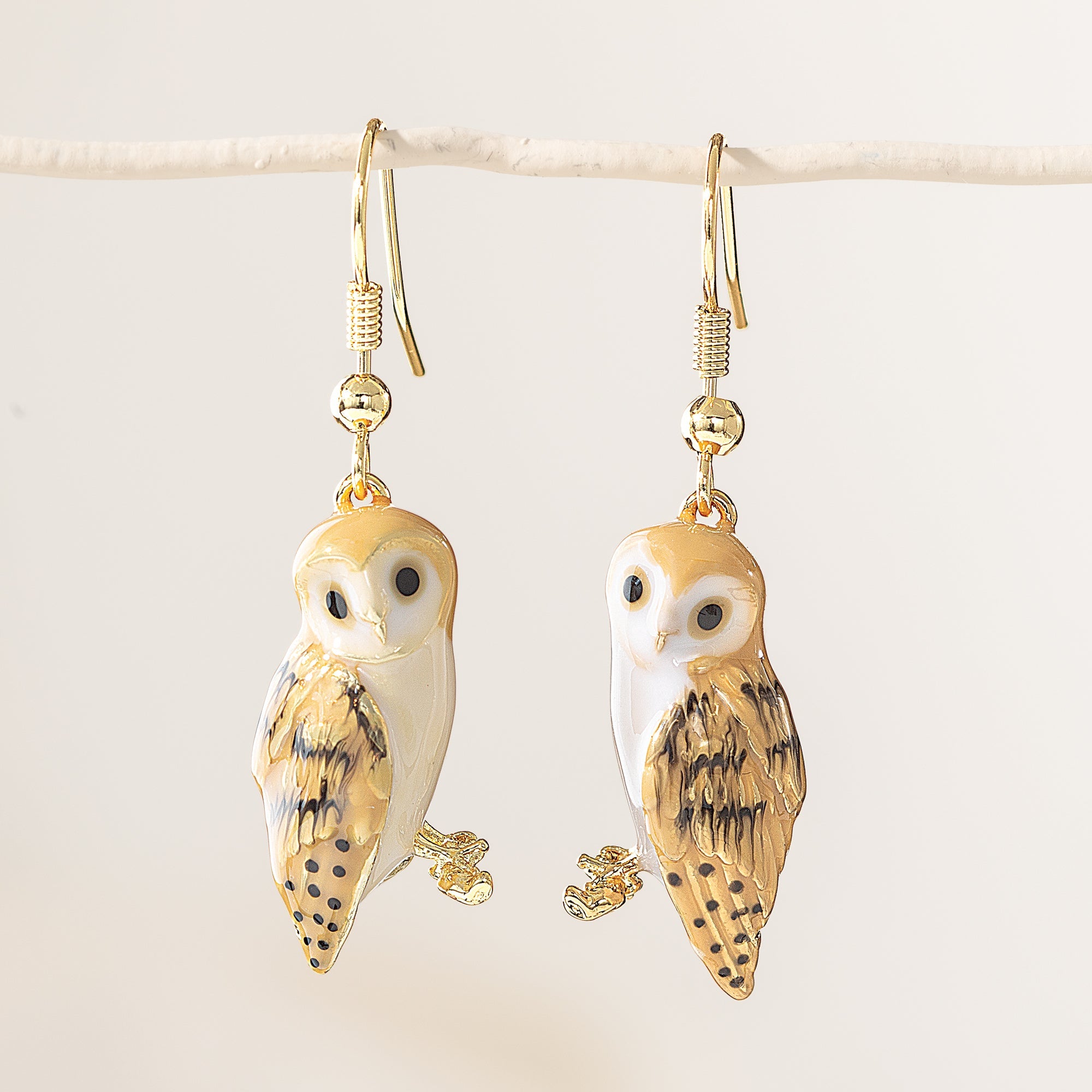 Wildlife Charm Owl Earrings