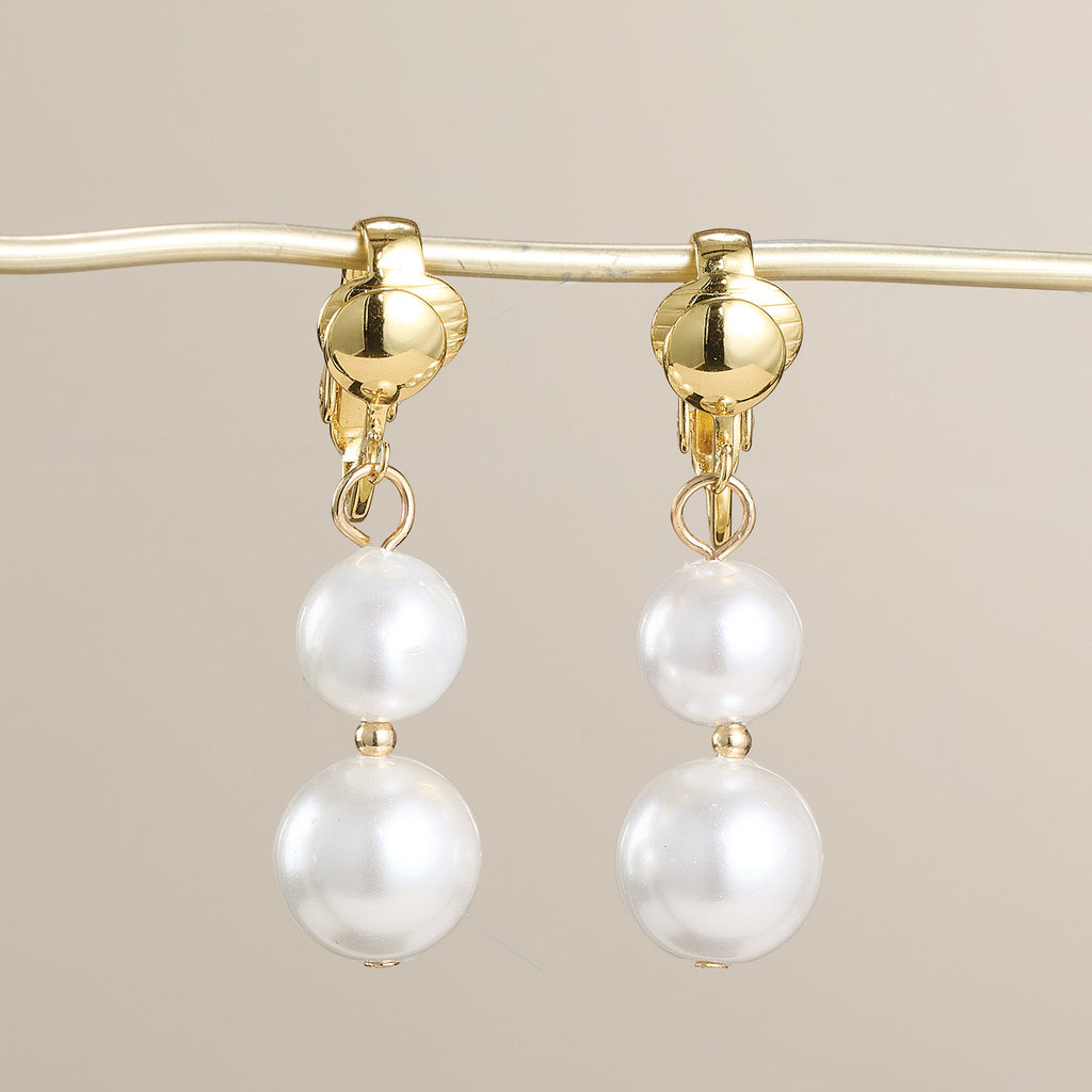 Freshwater Fancy Clip-On Pearl Earrings