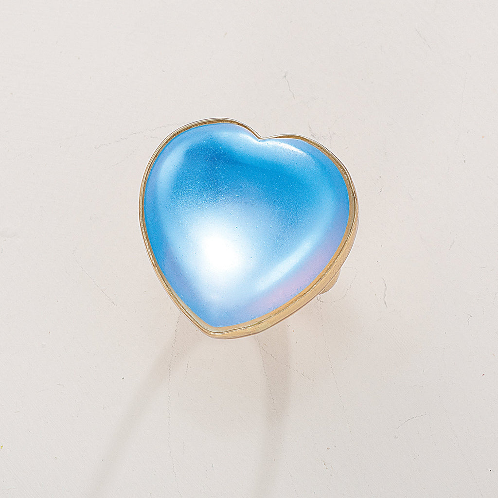 The Glow Within Luminite Heart Adjustable Ring