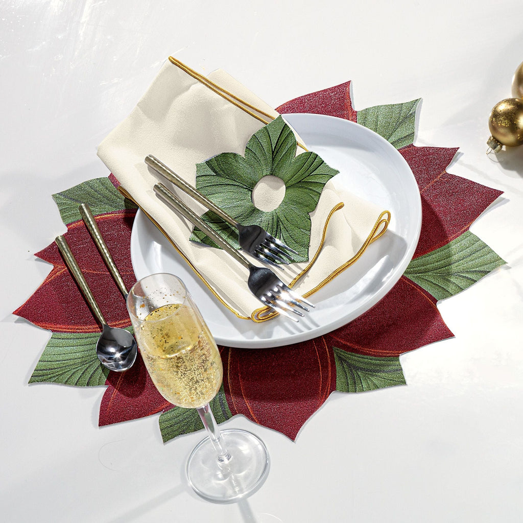 Christmas Poinsettia Place Setting (Preorder)
