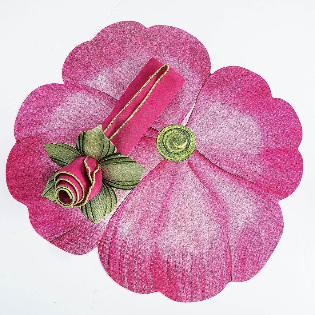 Pink Pansy Placemat Setting