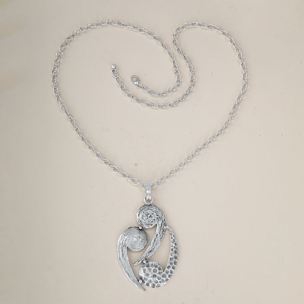 Turkish Pewter Possessions Necklace
