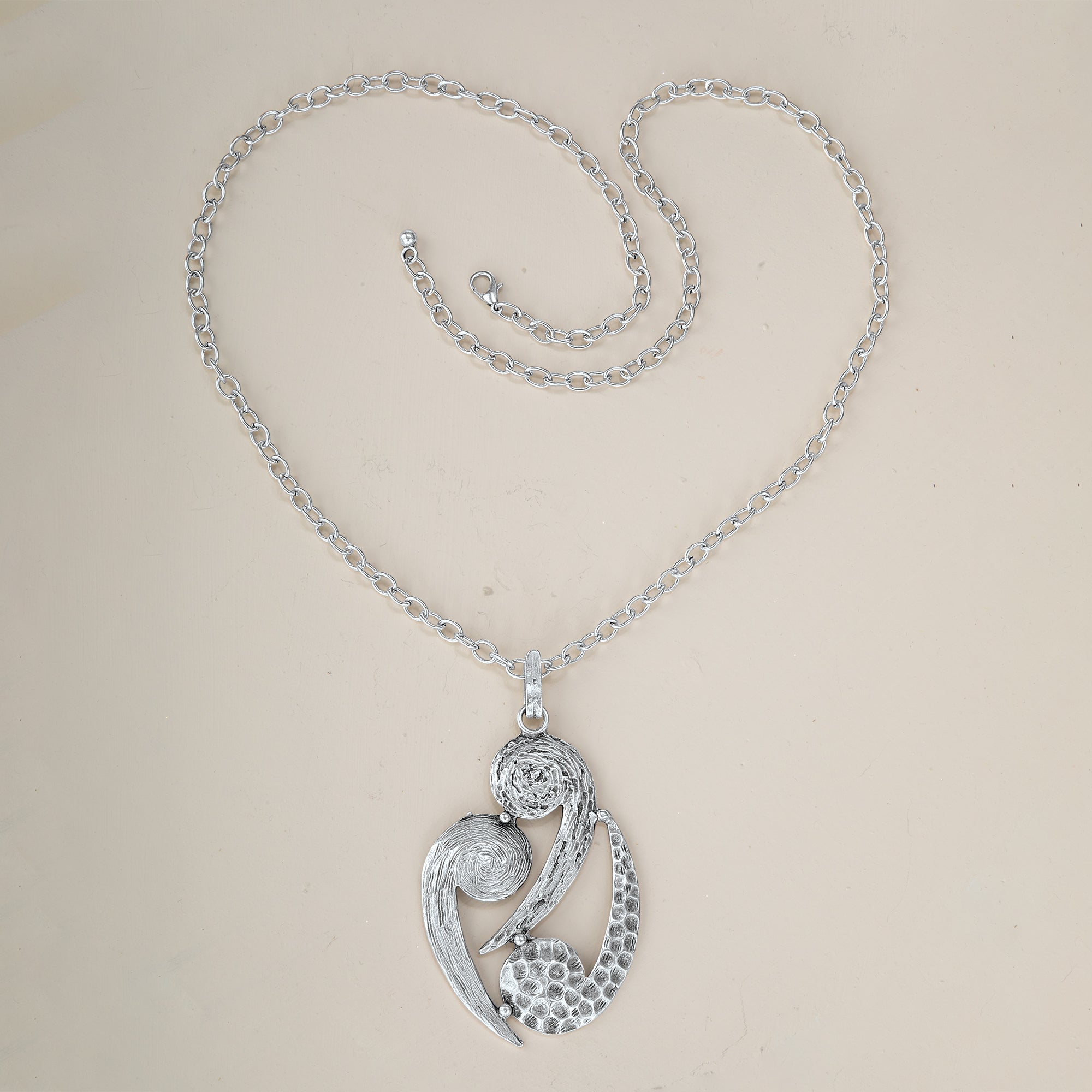 Turkish Pewter Possessions Necklace