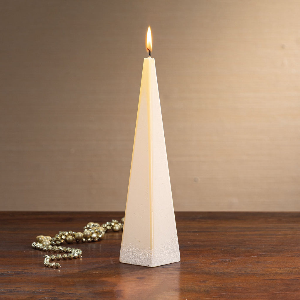 Hand-Painted Golden Angel Candle (Preorder)