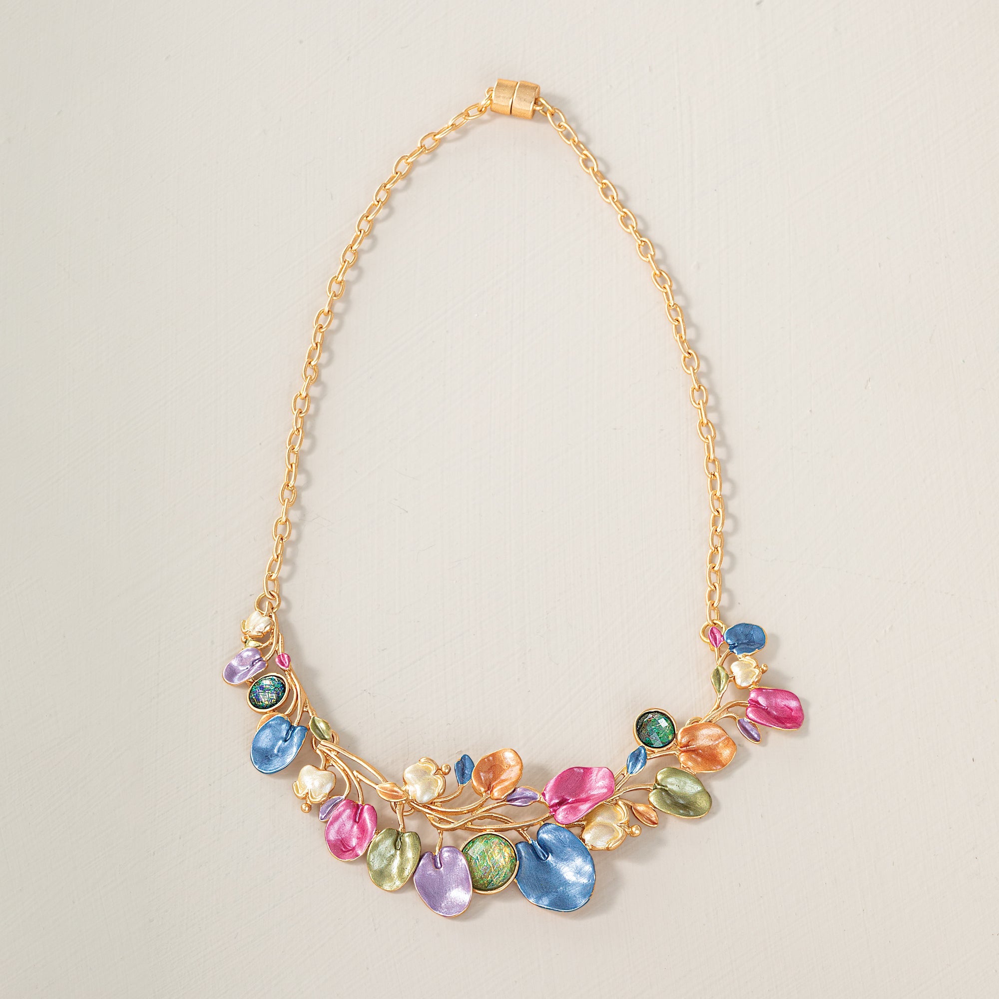 Precious Petals Bib Necklace
