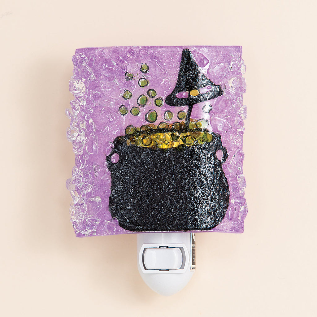 Recycled Glass Bubbling Cauldron Nightlight