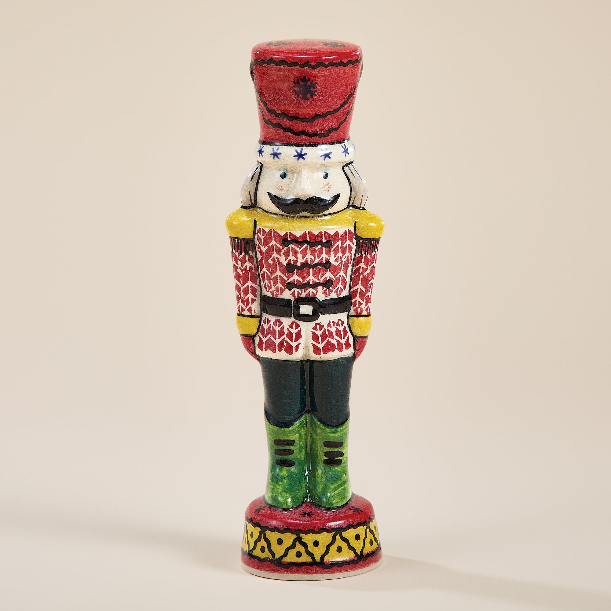 Polish Pottery Nutcracker King Sculpture (Preorder)