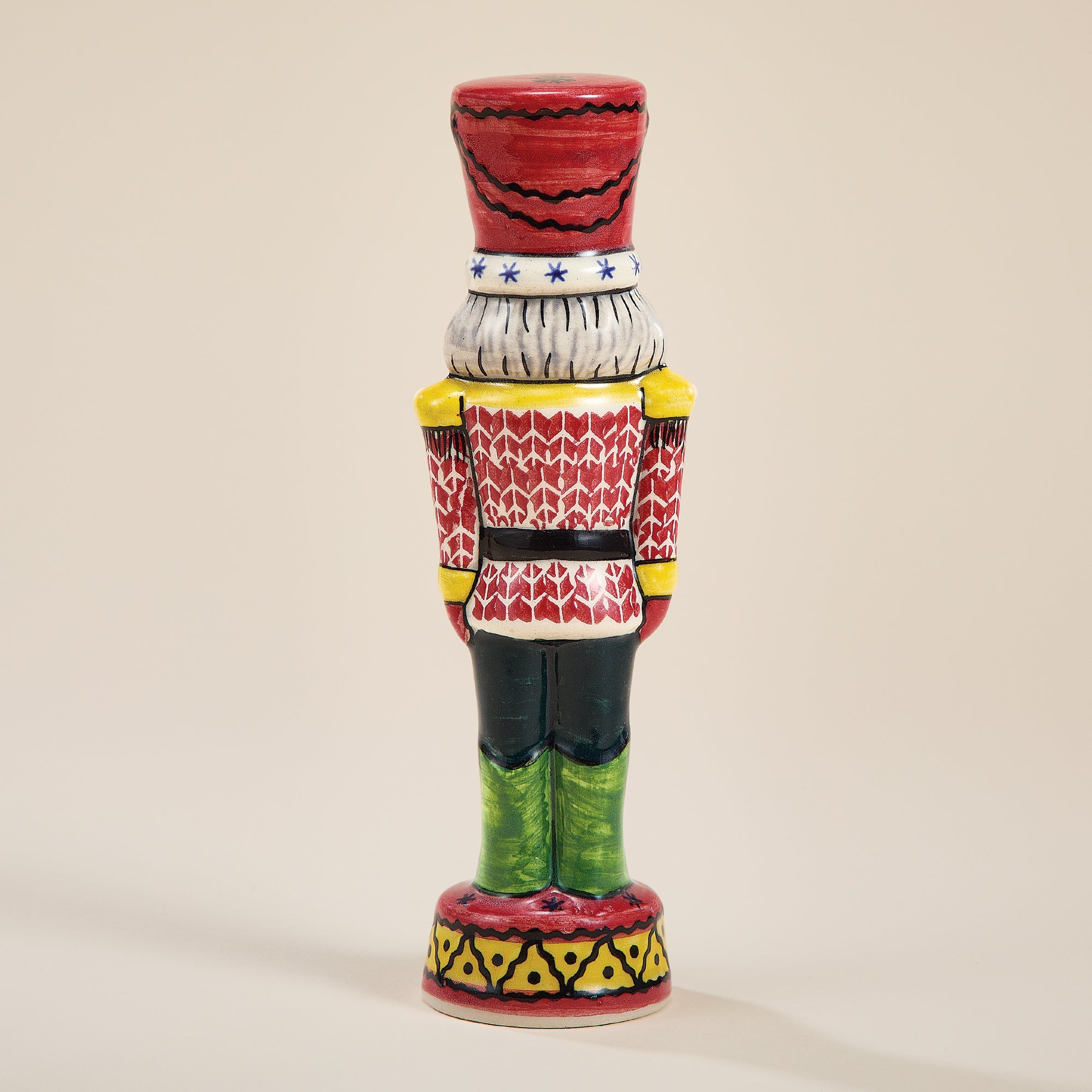 Polish Pottery Nutcracker King Sculpture (Preorder)